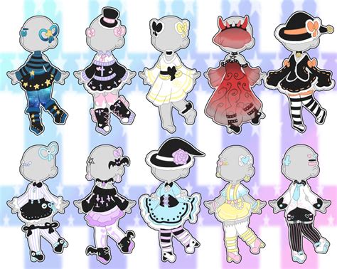 3 Fantasy <b>Outfits</b> - Adoptables set price 16$ ) Each. . Outfit adopts